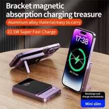 Портативное зарядное устройство Power Bank JJT-A77 PD20W+QC 22.5W с БЗУ 10000 mAh – Purple