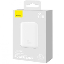 Портативное ЗУ Power Bank Baseus Magnetic Mini 20W c БЗУ 10000 mAh (PPCX070001) – White