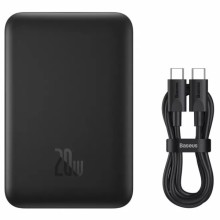 Портативное ЗУ Power Bank Baseus Magnetic Mini 20W c БЗУ 10000 mAh (PPCX070001) – Black