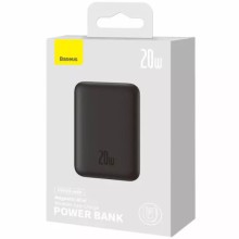 Портативное ЗУ Power Bank Baseus Magnetic Mini 20W c БЗУ 10000 mAh (PPCX070001) – Black