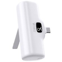 Портативний ЗП Power Bank WIWU Wi-P017-C Type-C 5000 mAh – White