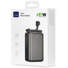 Портативное ЗУ Power Bank WIWU Wi-P012 Tank 67W 20000 mAh – Black