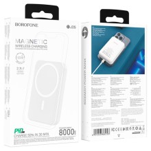 Портативное ЗУ Power Bank BOROFONE BJ25 Plus Reach PD20W c БЗУ 10000 mAh – White