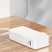 Портативний ЗП Power Bank Hoco J126 Travel 22.5W+PD20W 10000 mAh – White