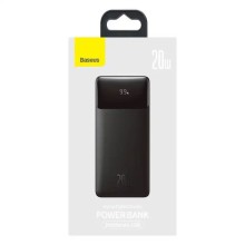 Портативний ЗП Baseus Bipow Overseas 20W 20000 mAh (PPBD050302) – Чорний