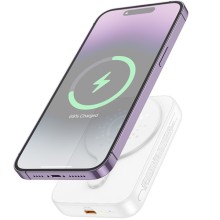 Портативное ЗУ Power Bank Hoco J117A Esteem PD20W с БЗУ 10000 mAh – White