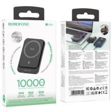 Портативное ЗУ Power Bank BOROFONE BJ63A Nimble PD20W с БЗУ 10000 mAh – Black