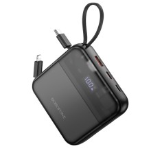 Портативное ЗУ Power Bank BOROFONE BJ64 Distinct 22.5W+PD20W with cable 10000 mAh – Black