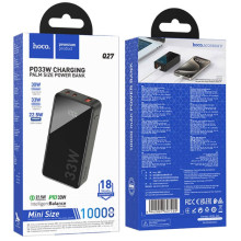 Портативное ЗУ Power Bank Hoco Q27 Jewel 22.5W+PD33W 10000 mAh – Черный