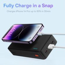 Портативний ЗП Baseus Airpow 20W 30000mAh (PPQD09010) – Чорний