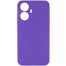 Чехол Silicone Cover Lakshmi Full Camera (AAA) для Realme 10 Pro+ – Фиолетовый