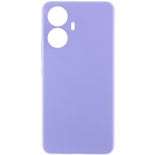 Чехол Silicone Cover Lakshmi Full Camera (AAA) для Realme 10 Pro+ (Сиреневый)