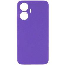 Чехол Silicone Cover Lakshmi Full Camera (AAA) для Realme 10 Pro+ (Фиолетовый)