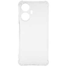 TPU чохол GETMAN Ease logo посилені кути Full Camera для Realme 10 Pro+ – Прозорий