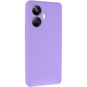 Чохол Silicone Cover Lakshmi Full Camera (AAA) для Realme 10 Pro+ – Бузковий