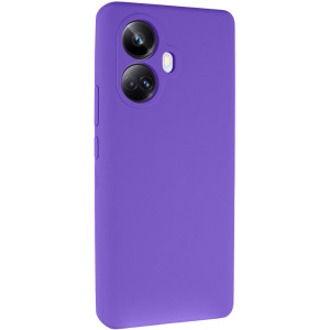 Чохол Silicone Cover Lakshmi Full Camera (AAA) для Realme 10 Pro+ – Фіолетовий