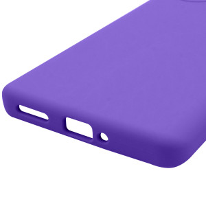 Чохол Silicone Cover Lakshmi Full Camera (AAA) для Realme 10 Pro+ – Фіолетовий