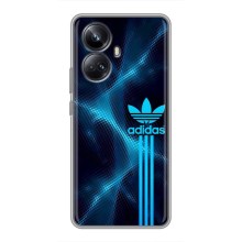 Чохли Адидас для Realme 10 Pro Plus (AlphaPrint) (Синій Адідас)