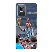 Чехлы Лео Месси Аргентина для Realme 10 Pro Plus (Месси король)