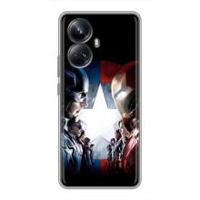 Чехлы с героями Марвел Realme 10 Pro Plus (VPrint)