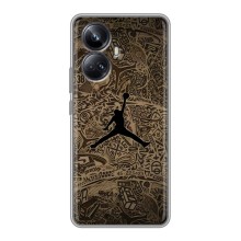Чохли для Realme 10 Pro Plus - з картинкою JORDAN (AlphaPrint) (Logo Jordan)
