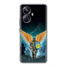 Чехлы с картинкой ЗСУ для Realme 10 Pro Plus (AlphaPrint) (Солдат ЗСУ)