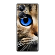 Чехлы с Котиками для Realme 10 Pro Plus (VPrint) (Глаз кота)