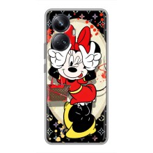 Чехол Disney Mouse Realme 10 Pro Plus (PREMIUMPrint) (Минни peace)