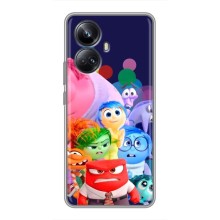 Чехол Головоломка для Realme 10 Pro Plus - (AlphaPrint) (Герои головоломки)