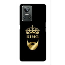 Чехол (Корона на чёрном фоне) для Реалми 10 про плюс – KING
