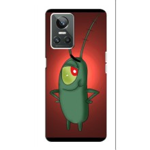Чехол с картинкой "Одноглазый Планктон" на Realme 10 Pro Plus (Стильный Планктон)
