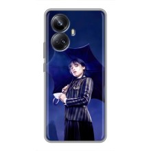 Силиконовый чехол с картинкой для Realme 10 Pro Plus (Венсдей)