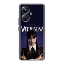 Силиконовый чехол с картинкой для Realme 10 Pro Plus (Wednesday)