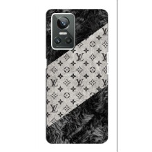 Чехол Стиль Louis Vuitton на Realme 10 Pro Plus (LV на белом)