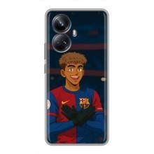 Чехол с футболистом Ламин Ямаль Realme 10 Pro Plus (Футболист Ямал)