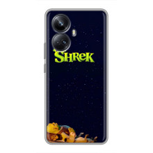 Чехол с мультфильмом Шрек на Realme 10 Pro Plus – Шрек лого