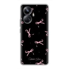 Чохол з бантиками на RealMe 10 Pro Плюс (Банти на чорному)