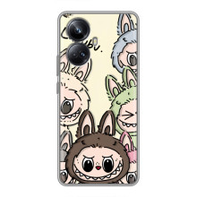 Чехол с Лабубу на Realme 10 Pro Plus – Коллаж Лабубу