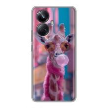 Чохол з принтом стильні тварини для RealMe 10 Pro Плюс (Стильна жирафа)