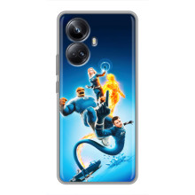 Чехол с принтом Фантастическая четверка для Realme 10 Pro Plus – Фантастическая четверка