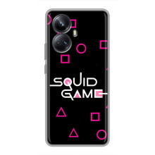 Чехол Гра в кальмара для Realme 10 Pro Plus – Логотип игры кальмара