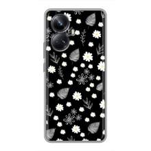 Чохли з тематикою "КВІТИ" на Realme 10 Pro Plus (цвітіння на чорному)