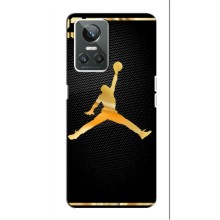 Силиконовый Чехол Nike Air Jordan на Реалми 10 про плюс (Джордан 23)
