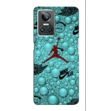 Силиконовый Чехол Nike Air Jordan на Реалми 10 про плюс – Джордан Найк