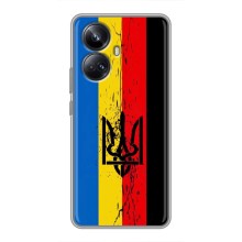Украинские Чехлы для Realme 10 Pro Plus с картинкой УПА (AlphaPrint) (Прапор УПА)