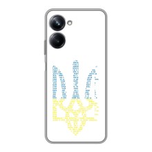 Чохли для Realme 10 Pro Укр. Символіка (AlphaPrint) (Герб з букв)