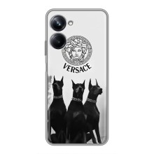 Чехлы VERSACE для Реалми 10 Про (PREMIUMPrint) (Доберман Версаче)