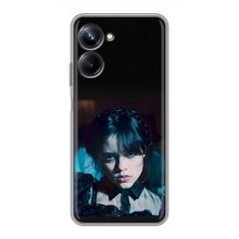 Чохли Венсдей на Realme 10 Pro Уенсдей (AlphaPrint) (погляд Венздей)