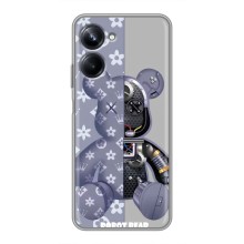 Силиконовый чехол для Realme 10 Pro – Медведь Louis Vuitton