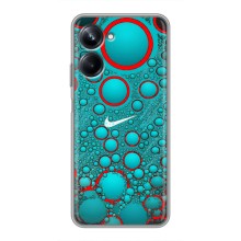 Силиконовый Чехол на Realme 10 Pro с картинкой Nike (Найк зеленый)